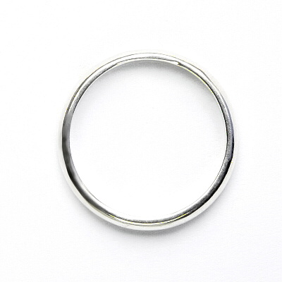 Stříbrný prsten, hladký kroužek 3 mm - T 787