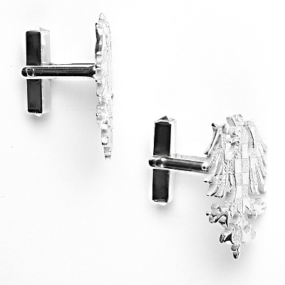 Manžetové knoflíky, moravská orlice, 996