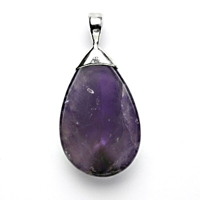 Stříbrný přívěsek, přírodní ametyst, 9,32 g