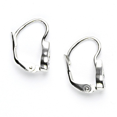 Zlaté náušnice, zirkon coffee, bílé i žluté zlato - VE 5