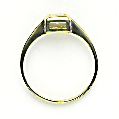 Sada zlatých šperků 1030/1031 - NŠ, P, T/čiré zirkony, žluté zlato