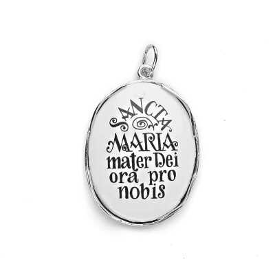 Zlatý přívěsek, porcelánový medailon Andělíčci , bílé i žluté zlato -  P 158  M-15