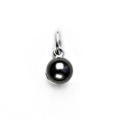Stříbrný přívěsek, Swarovski fialová perla, P 1183