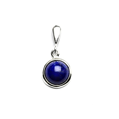 Stříbrný přívěsek, přírodní kámen lapis lazuli - P 1503/22