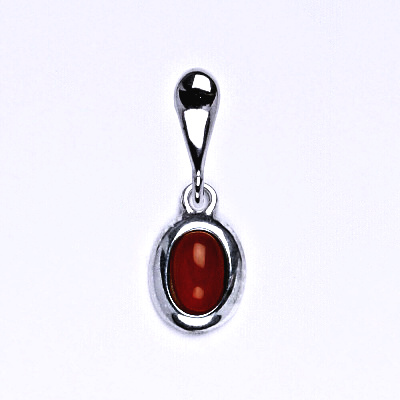 Zlatý přívěsek, bílé i žluté zlato , přírodní Jaspis 6x4 - P 1353/22