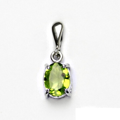 Zlatý přívěsek, bílé i žluté zlato, přírodní olovín 9x7 mm, P 1244/22