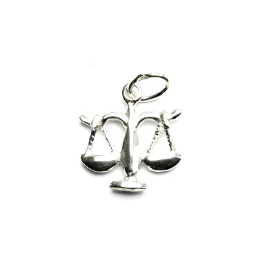 Stříbrný přívěsek měsíční znamení váhy -  P 460