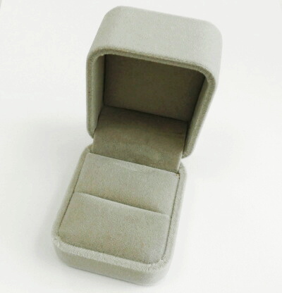 Dárková sametová krabička  šedorůžová - KR14850