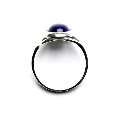 Stříbrný prsten, přírodní lapis lazuli -T 1453 poslední kusy
