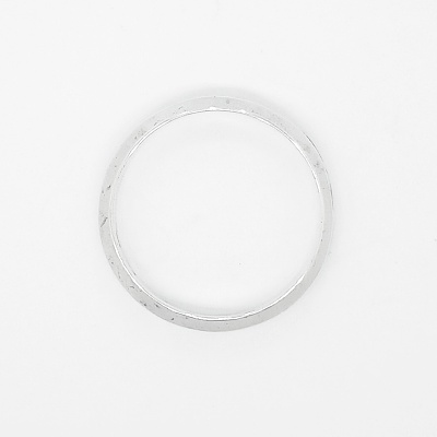 Stříbrný prsten s rytinou - T 467