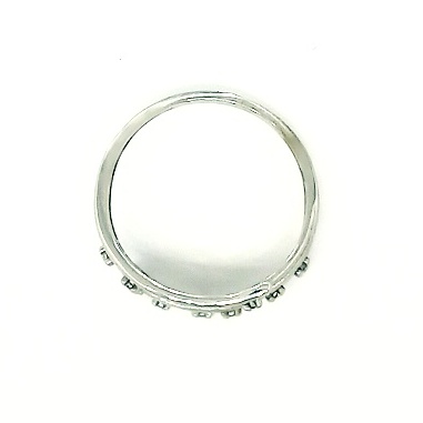 Stříbrný prsten se zirkonem, šperk, VR 309