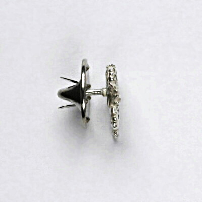 Stříbrný Český lev s americkým zapínáním, americký špendlík, ODZ 826