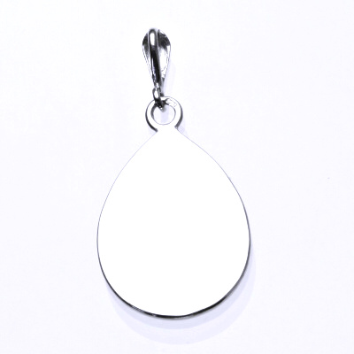 Stříbrný přívěsek, kapka přírodní karneol,sardonyx, přívěšek s karneolem, P 1491