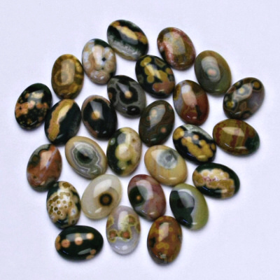 Stříbrný přívěsek, přírodní kámen jaspis oblázkový - P 1454/22 