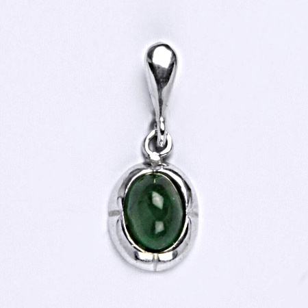 Zlatý přívěsek , bílé i žluté zlato ,přírodní smaragd A-   P 1374 