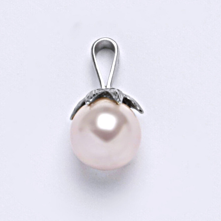 Stříbrný přívěšek Swarovski perla rosaline P 1348