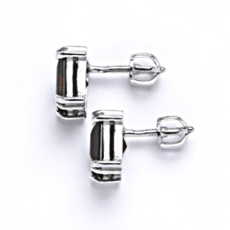 Náušnice stříbrné, přírodní granát, náušnice ze stříbra, NŠ 1258