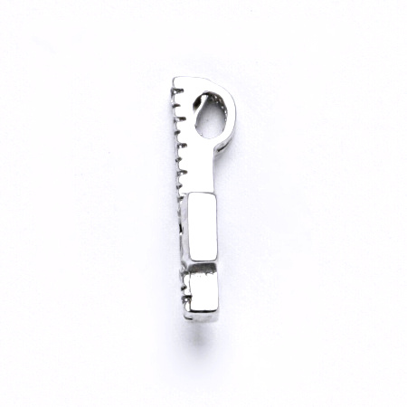 Stříbrný přívěšek , přírodní granát a čiré zirkony - VP 82