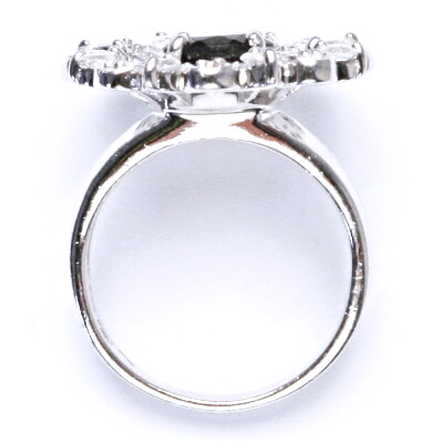 Stříbrný prsten, přírodní granát, šperky s granáty, 9,71 g