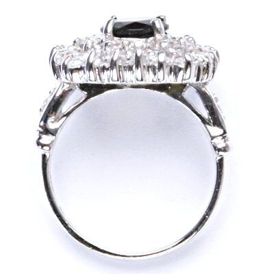 Stříbrný prsten, přírodní granát, šperky s granáty, 8,13 g, vel.59