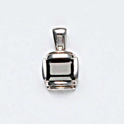 Stříbrný přívěsek, přírodní granát, šperky s granáty, stříbro, 2,44 g