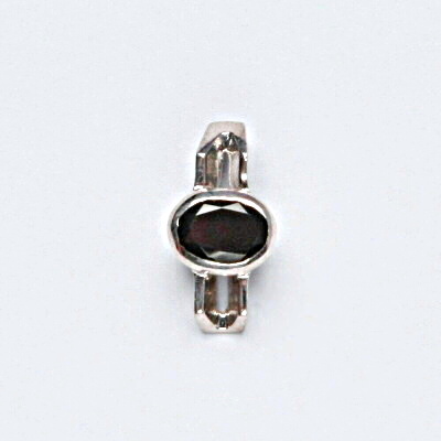 Stříbrný přívěsek s přírodními granáty, přírodní granát, přívěšek ze stříbra 1,40 g