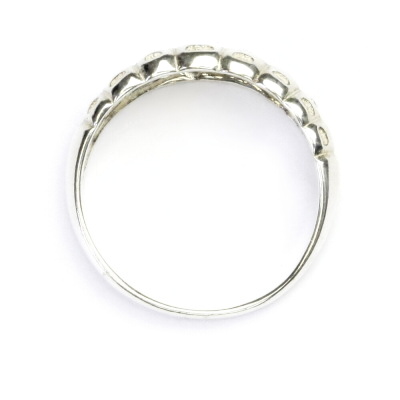 Stříbrný prsten, šperky, housenka, prstýnek ze stříbra, T 836