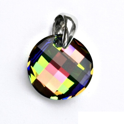 Stříbrný přívěsek,Swarovski krystal twist pendant vitaril medium,P 1302 