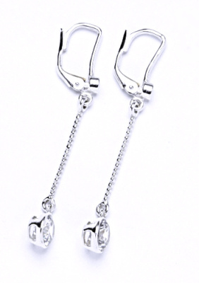 Náušnice stříbrné E1051 CZ