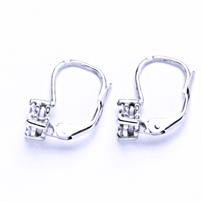 Náušnice stříbrné naušnice se zirkonem na patent VE 135 BZ