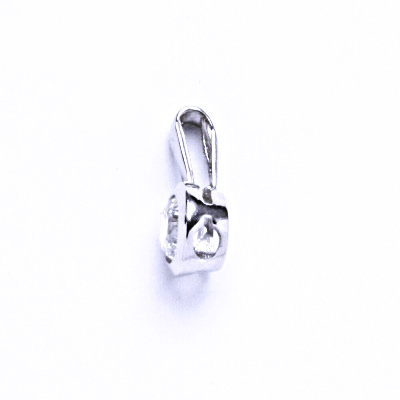 Stříbrný přívěsek ,čirý zirkon - VP 137 BZ