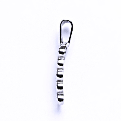 Stříbrné přívěsky se zirkony, přívěšek ze stříbra VP94 BZ