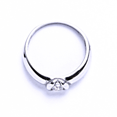 Prsten stříbrný se zirkonem VR 97