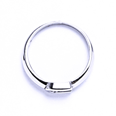 Stříbrný prsten s čirým zirkonem VR 283