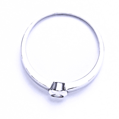 Prsten stříbrný se zirkony, VR 111