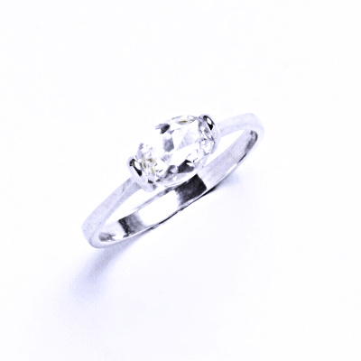 Prsten stříbrný se zirkony VR 115