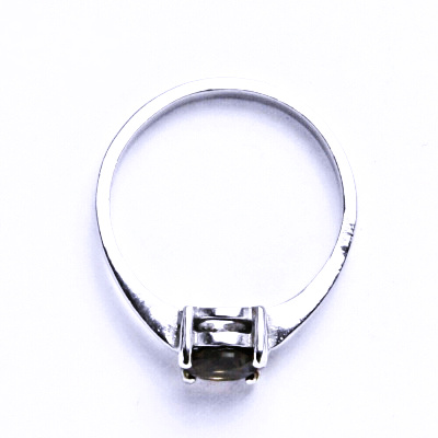 Stříbrné prsten , přírodní Záhněda 6 mm - T 1250 