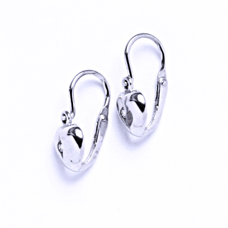 Dětské naušnice se zirkony stříbrné VE 41