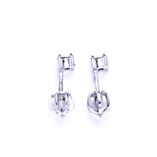 Náušnice stříbrné s krystalem Swarovski AB NŠ 1339