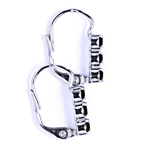 Náušnice krystal Swarovski granát NK 1323