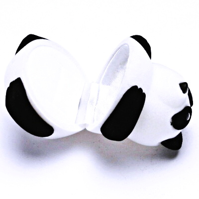 Sametová krabička, panda, medvídek, FU-64