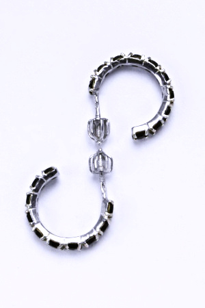 Naušnice s krystaly Swarovski granat, šperk, NŠ 1340