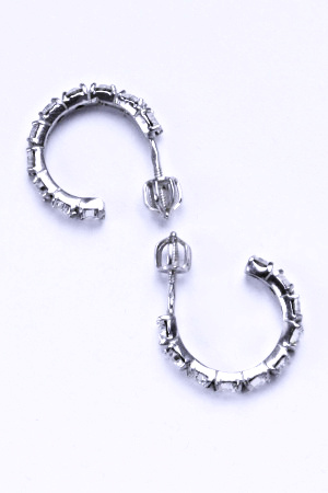 Naušnice s krystaly Swarovski NŠ 1340 čiré