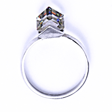 Stříbrný prsten s krystalem Swarovski Vitrail Medium,T 1230 