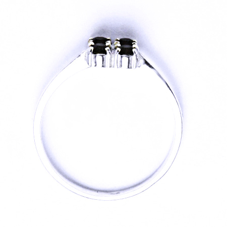 Stříbrný prsten s krystalem Swarovski granát, T 1324 