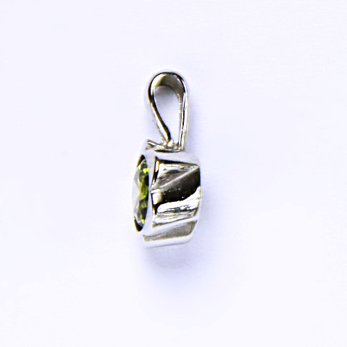 Stříbrný přívěšek, zirkon, coffee, šperky se zirkony, přívěsek ze stříbra, P 1271 