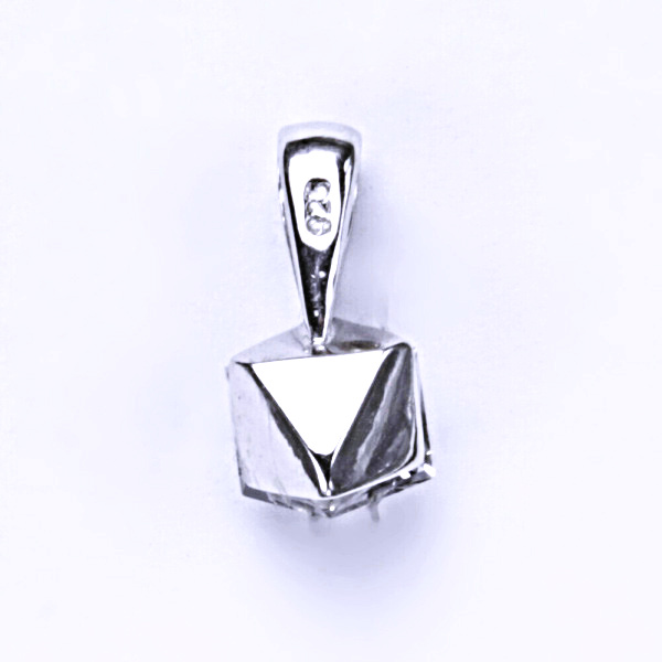 Stříbrný přívěšek, krystalem Swarovski, bermuda blue, šperky s krystaly, P 1230