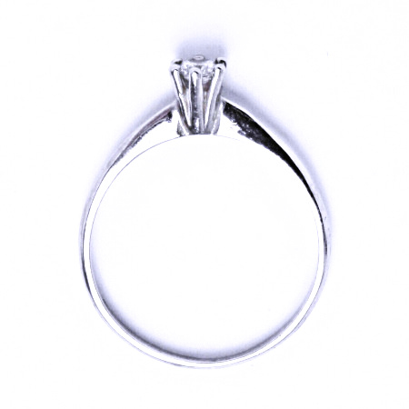 Stříbrný prsten se syntetickým zirkonem VR 324