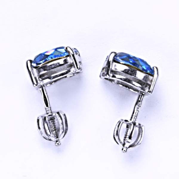 Stříbrné náušnice, krystal Swarovski, šperky s krystaly, NŠ 1245