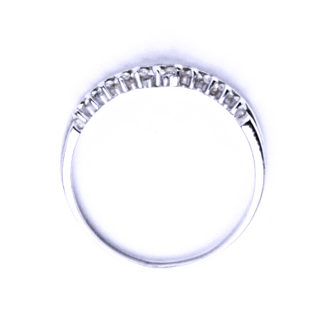 Stříbrný prsten se syntetickým zirkonem VR 57